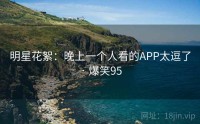 明星花絮：晚上一个人看的APP太逗了 · 爆笑95